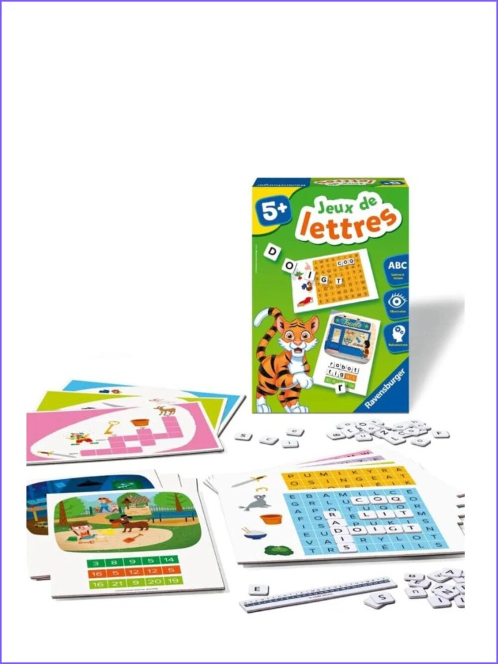Ravensburger Game Jeux de Lettres (Letter Games) French New In Box